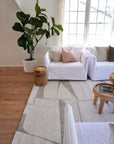 Loki Abstract Beige Rug LTB2B