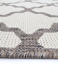 Sisalo Cream and Grey Geometric Rug - 5663/W71-W