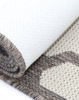 Sisalo Cream and Grey Geometric Rug - 5663/W71-W