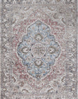 Baltimore Arlington Medallion Transitional Rose Rug - B06