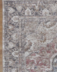 Baltimore Arlington Medallion Transitional Rose Rug - B06