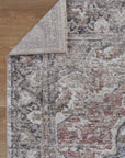 Baltimore Arlington Medallion Transitional Rose Rug - B06