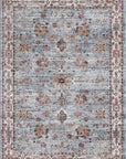 Baltimore Roanoke Transitional Blue Rug - B12