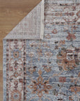 Baltimore Roanoke Transitional Blue Rug - B12