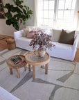 Loki Abstract Beige Rug LTB2B