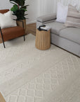 Bella Ivory Wool Rug LTB2B