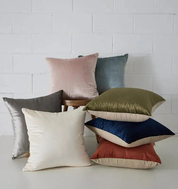 Clara Cotton Viscose Cushion CELADON