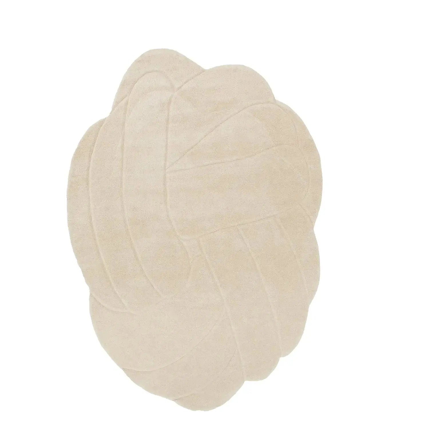 Coral Irregular Wool Rug MYHOMECOLLECTION