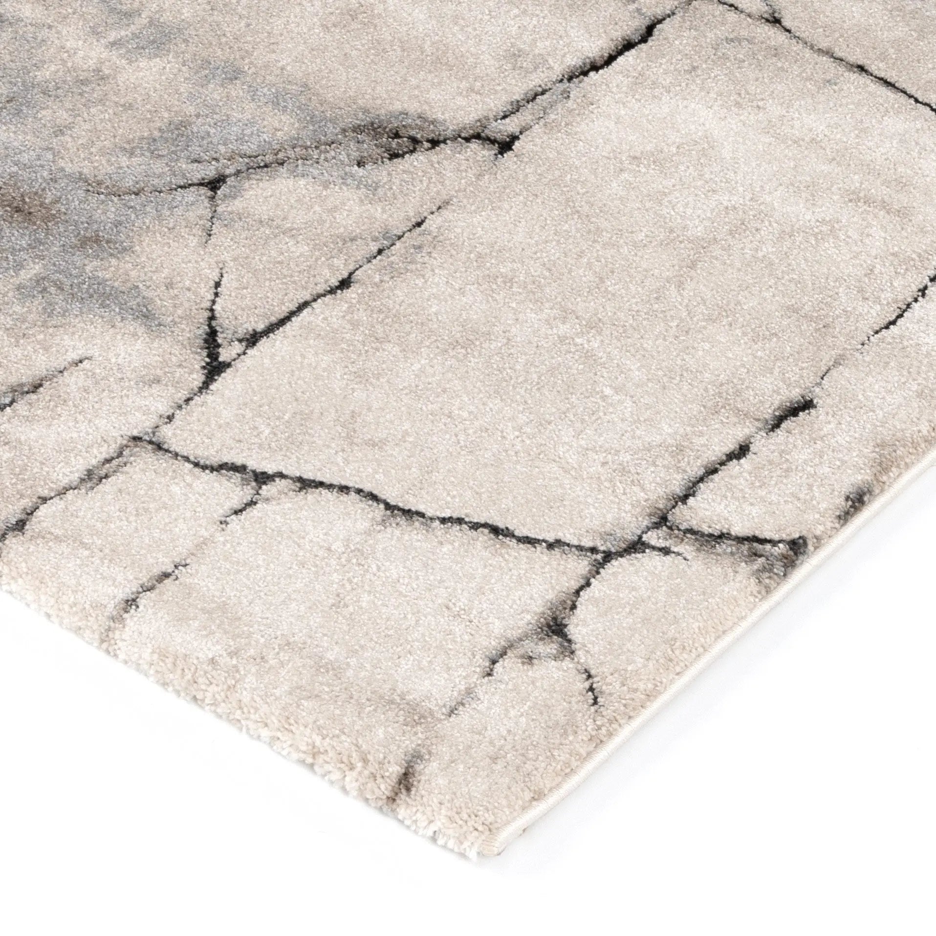 Crete Abstract Beige Rug BRAVEN