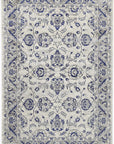 Delicate Cassandra Blue & Ivory Rug - DEL17