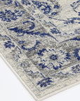 Delicate Cassandra Blue & Ivory Rug - DEL17