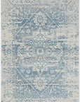 Delicate Audrey Ivory & Blue Rug - DEL19