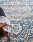 Delicate Audrey Ivory & Blue Rug - DEL19