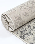 Delicate Audrey Ivory & Grey Rug - DEL20