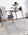 Delicate Audrey Ivory & Grey Rug - DEL20