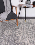 Delicate Audrey Ivory & Grey Rug - DEL20