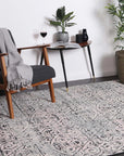 Delicate Katherine Pink & Ash Rug - DEL22