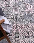 Delicate Katherine Pink & Ash Rug - DEL22