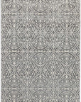 Delicate Katherine Grey & Ivory Rug - DEL23