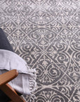 Delicate Katherine Grey & Ivory Rug - DEL23