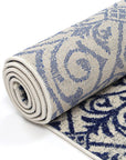 Delicate Katherine Blue & Ivory Rug - DEL24