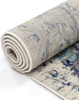 Delicate Montana Ivory & Blue Rug - DEL26