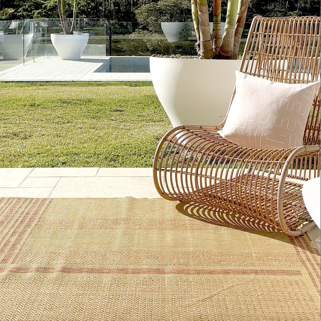 Elements Indoor/Outdoor Tobacco Stone Rug DecoRug