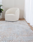 Grace Geometric Polyester Rug - GRAC01