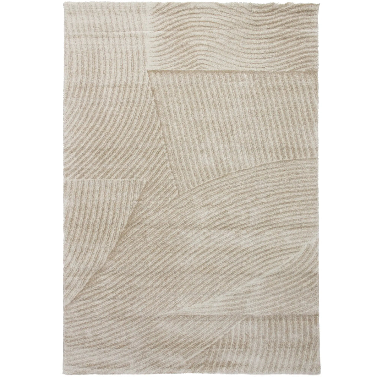 Infinity Sculpt Cream Rug DecoRug
