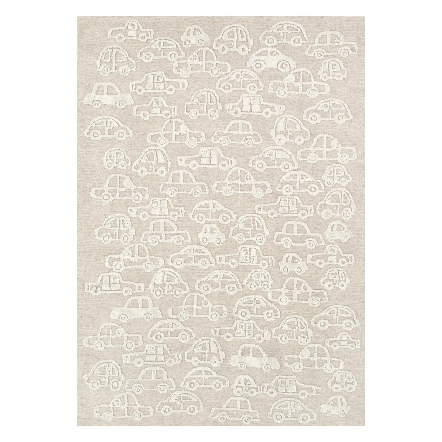 Kelso Natural Ivory Wool Nursery Rug THERUG