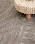 Lilly Modern Grey Rug LTB2B