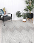 Maldives Eagle Indoor / Outdoor Grey Rug - Mald12