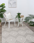 Maldives Modern Indoor/Outdoor Brown Rug