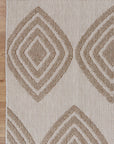 Maldives Modern Indoor/Outdoor Beige Rug