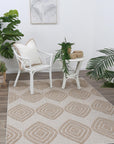 Maldives Modern Indoor/Outdoor Beige Rug