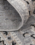 Oporto Hamburg Grey Traditional Soft Rug - OPOR10