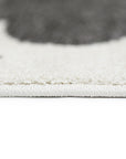 Piccolo Grey and White Lattice Pattern Kids Rug - 2051 895