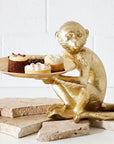 Resin Gold-Leaf Monkey Statue KAILE