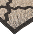 Sisalo Beige and Black Geometric Rug - 5663/J48-E