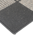 Sisalo Grey Square Shape Patterned Ikat Rug - 85/J48-K