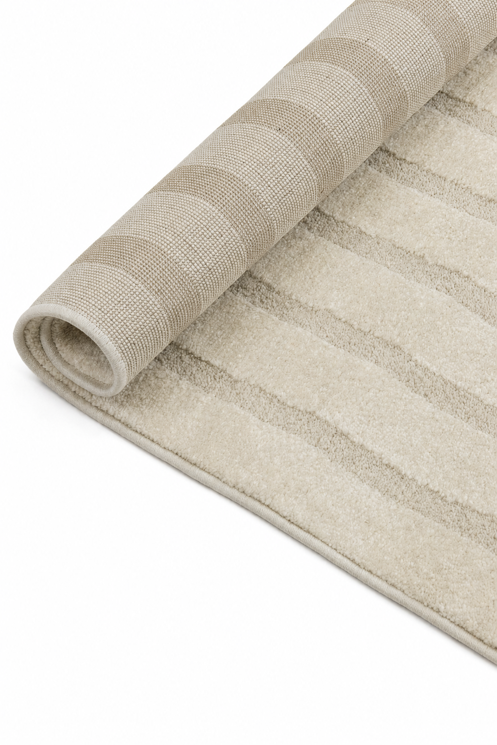 Leo Curve Cream Shaped Rug