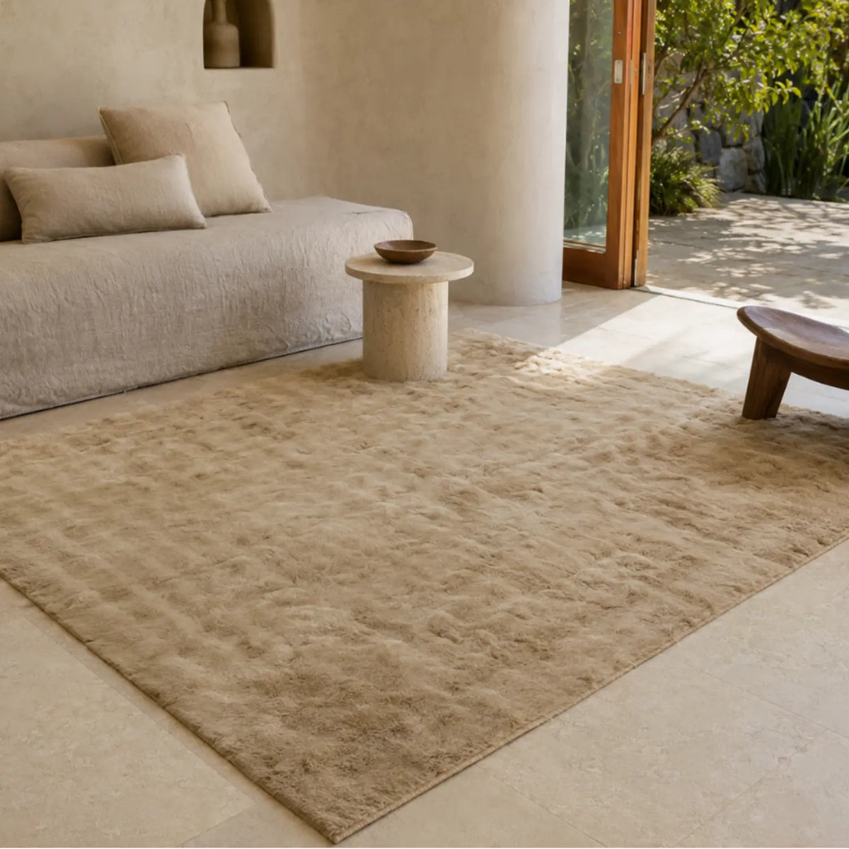Skye Plush Light Grey Rug DecoRug
