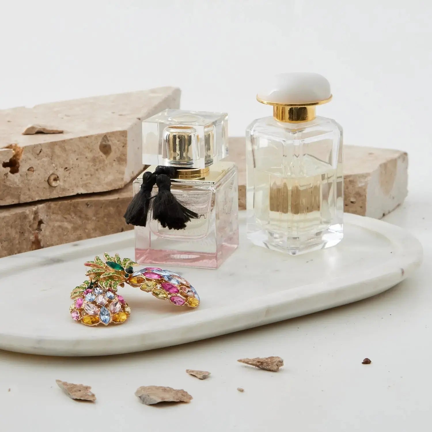 Solid Marble Tray White COAST