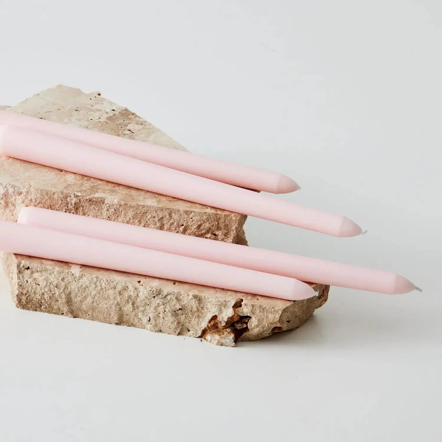 Solid Taper Candle Set of Four Pink KAILE