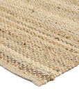Taj Blue Natural Basket Weave Jute Rug