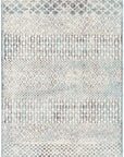 Tulin Incan Blue Tribal Rug - 03