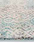 Tulin Incan Blue Tribal Rug - 03