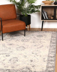 Tulin Warm Cream & Grey Transitional Rug - 12