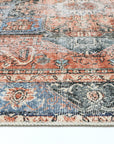 Vintage Crown Cezanne Terracotta Sky Distressed Vintage Rug