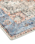 Vintage Crown Cezanne Terracotta Sky Distressed Vintage Rug